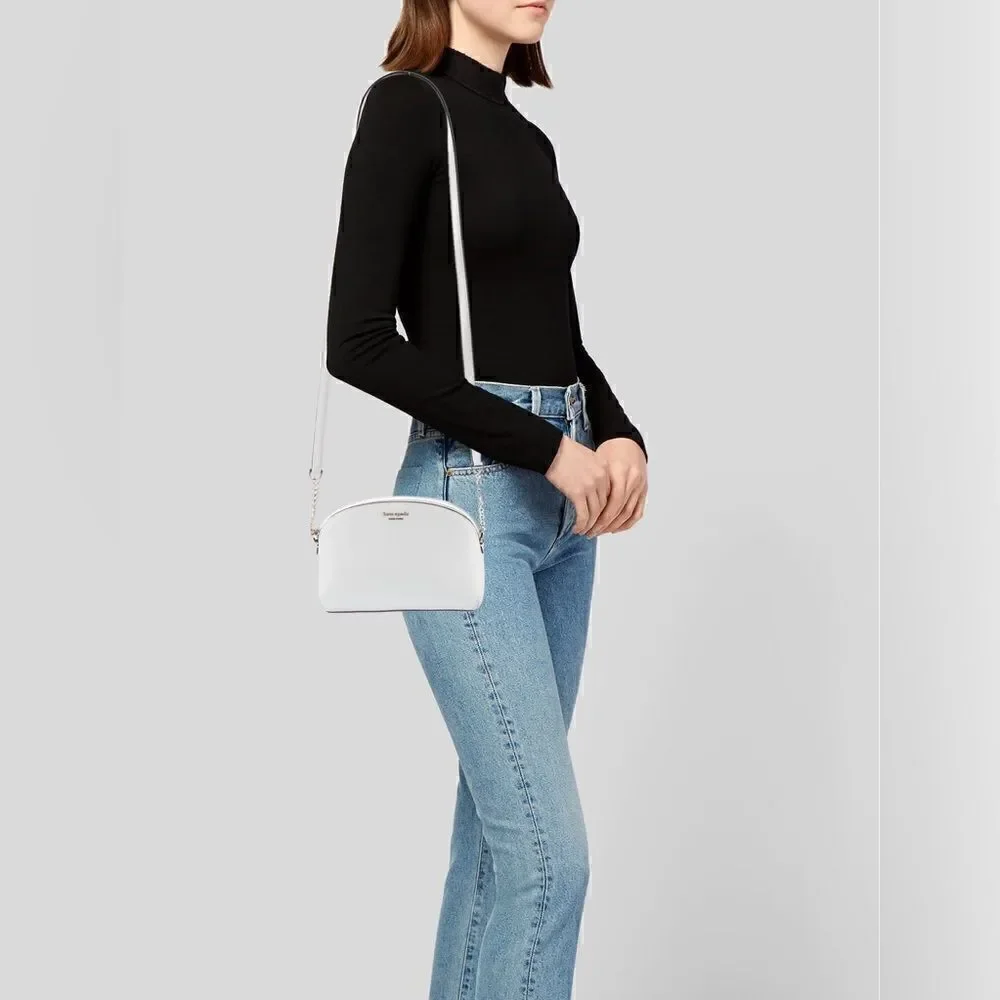 KATE SPADE NEW YORK | BRAND NEW |  Saffiano Leather Crossbody Bag in Bone.